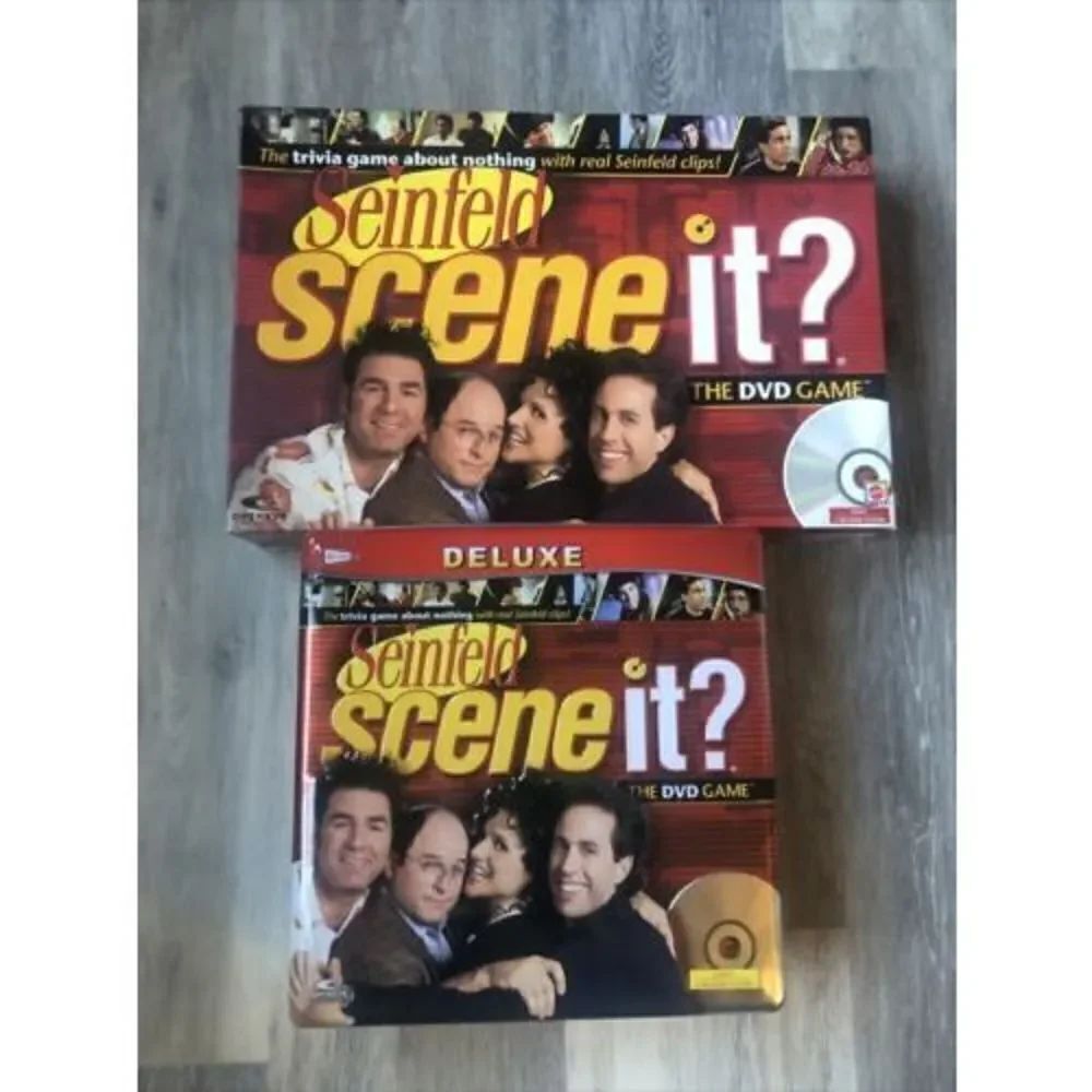 *Seinfeld Scene It Deluxe Edition DVD Trivia Board Game & Seinfeld Deluxe Tin